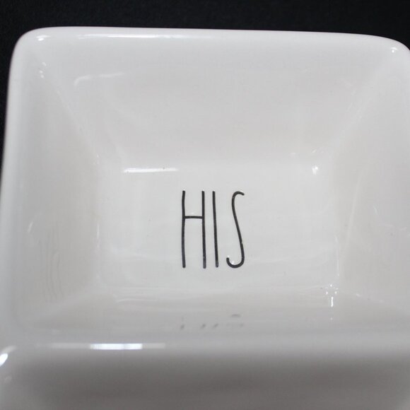 Rae Dunn His and Hers Dish Artisan Collection by Magenta - Picture 3 of 11